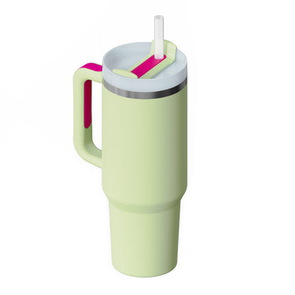Meridian-40 | 40oz Insulated Tumbler with Handle & Straw - Nukindz