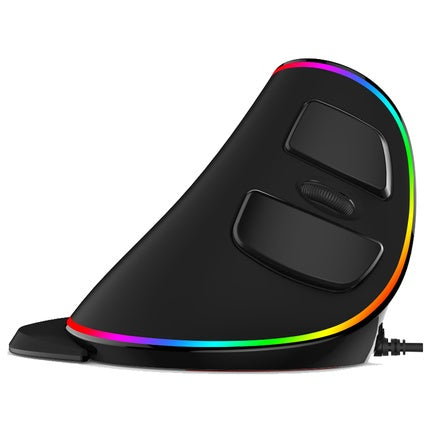 Vertical Ergonomic Snail RGB Anti-Mouse Hand Wired Mouse - Nukindz