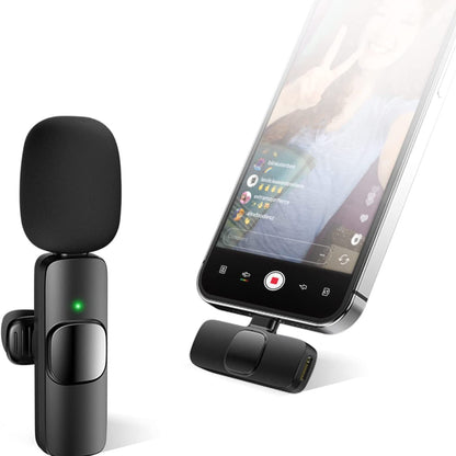 AuraClip | Wireless Lavalier Microphone for iOS & USB-C - Nukindz