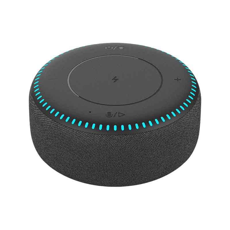 AuraSleep 3-in-1: 20W Fast Wireless Charger & Hi-Fi Bluetooth Speaker with White Noise - Nukindz