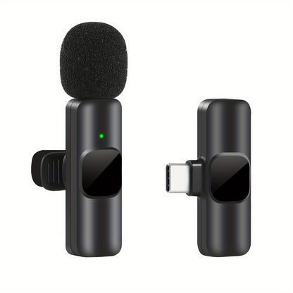 AuraClip | Wireless Lavalier Microphone for iOS & USB-C - Nukindz