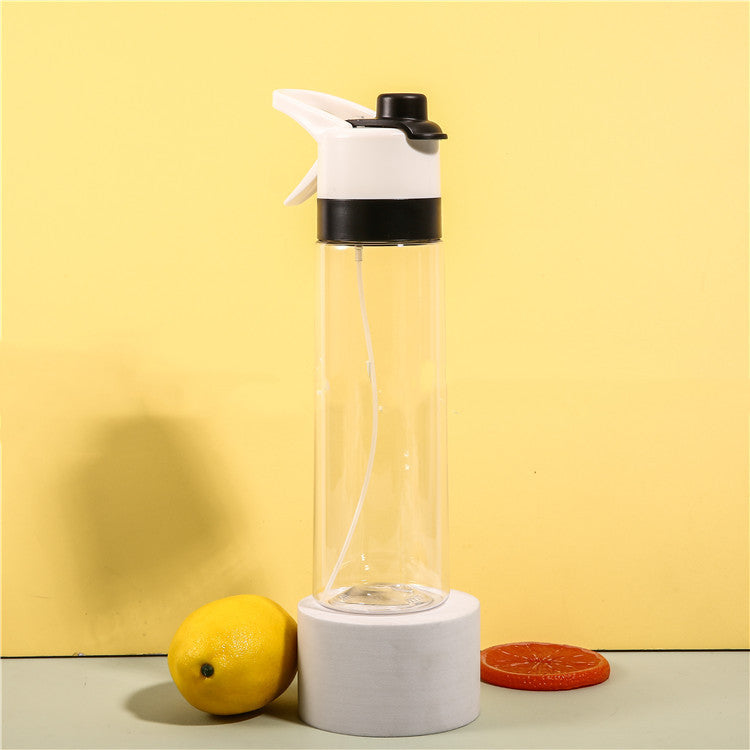 Spray Water Bottle For Girls Outdoor Sport Fitness Water Cup Large Capacity Spray Bottle Drinkware Travel Bottles Kitchen Gadgets - Nukindz