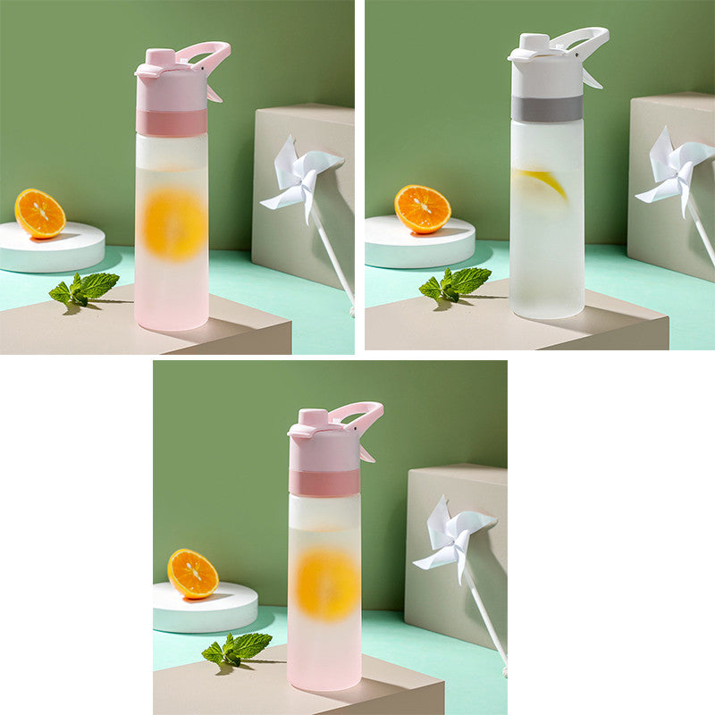 Spray Water Bottle For Girls Outdoor Sport Fitness Water Cup Large Capacity Spray Bottle Drinkware Travel Bottles Kitchen Gadgets - Nukindz