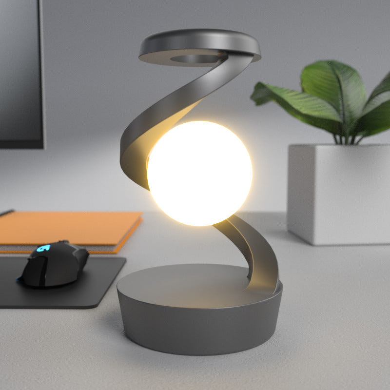 Orbit Moon Dock | Rotating Moon Lamp & 15W Wireless Charger - Nukindz