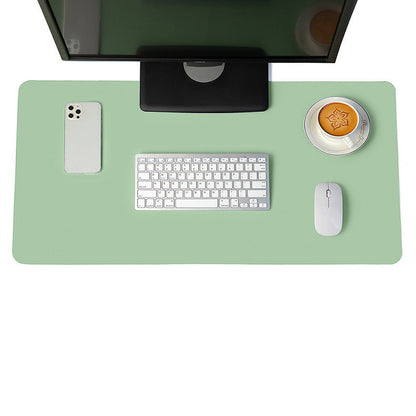 Vegan Leather Desk Foundation | Sensory Workspace Infrastructure - Nukindz