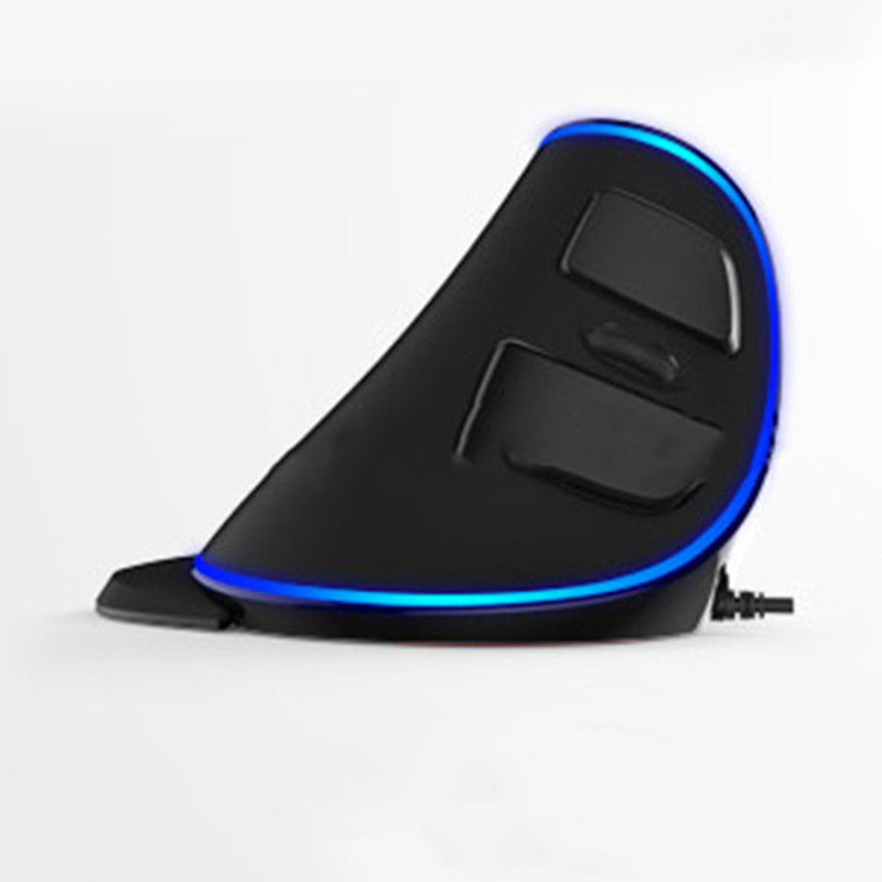 Vertical Ergonomic Snail RGB Anti-Mouse Hand Wired Mouse - Nukindz