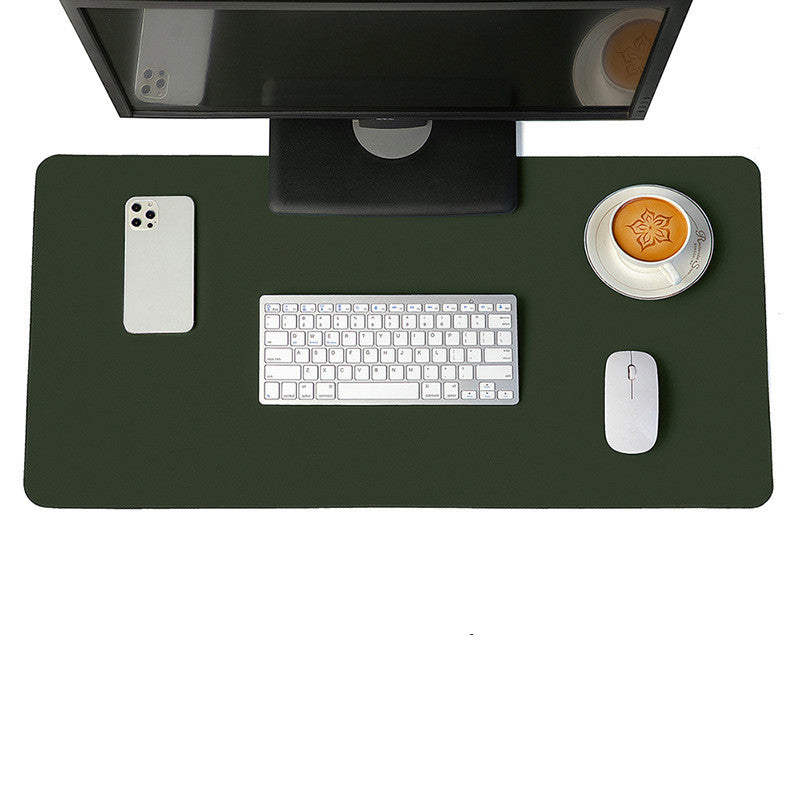 Vegan Leather Desk Foundation | Sensory Workspace Infrastructure - Nukindz
