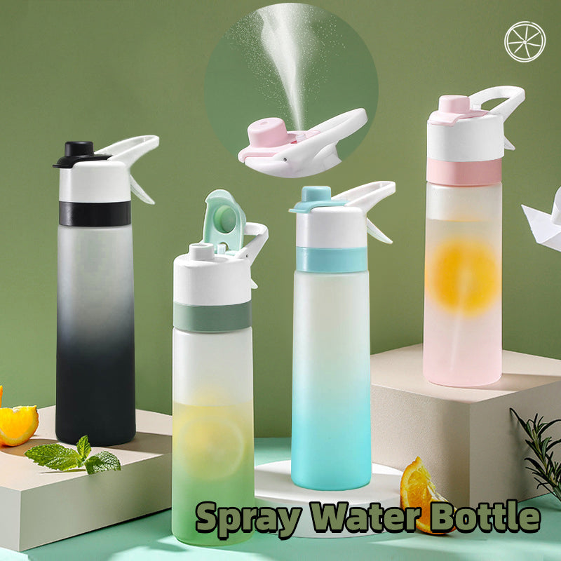 Spray Water Bottle For Girls Outdoor Sport Fitness Water Cup Large Capacity Spray Bottle Drinkware Travel Bottles Kitchen Gadgets - Nukindz