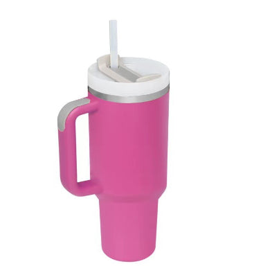 Meridian-40 | 40oz Insulated Tumbler with Handle & Straw - Nukindz