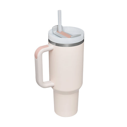 Meridian-40 | 40oz Insulated Tumbler with Handle & Straw - Nukindz
