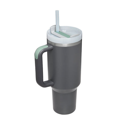 Meridian-40 | 40oz Insulated Tumbler with Handle & Straw - Nukindz