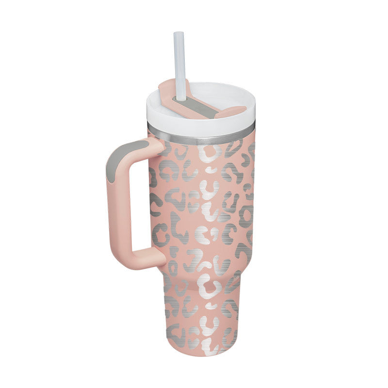 Meridian-40 | 40oz Insulated Tumbler with Handle & Straw - Nukindz