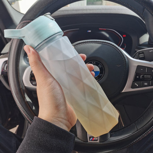 Spray Water Bottle For Girls Outdoor Sport Fitness Water Cup Large Capacity Spray Bottle Drinkware Travel Bottles Kitchen Gadgets - Nukindz