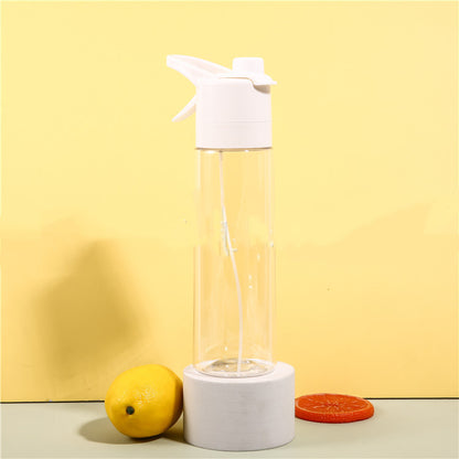 Spray Water Bottle For Girls Outdoor Sport Fitness Water Cup Large Capacity Spray Bottle Drinkware Travel Bottles Kitchen Gadgets - Nukindz