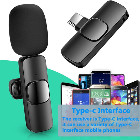 AuraClip | Wireless Lavalier Microphone for iOS & USB-C - Nukindz