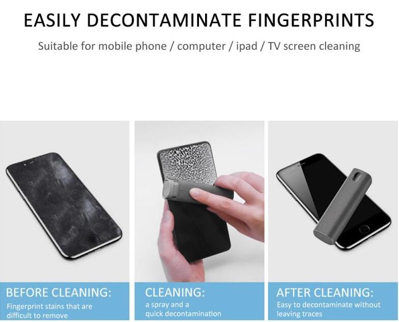 ClarityMist | 2-in-1 Screen Cleaning Spray & Microfiber Tool - Nukindz