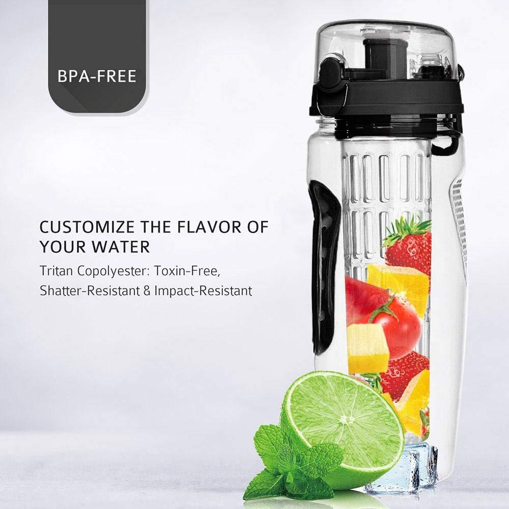 Essence-32 | Fruit Infuser Water Bottle | 32oz Tritan - Nukindz