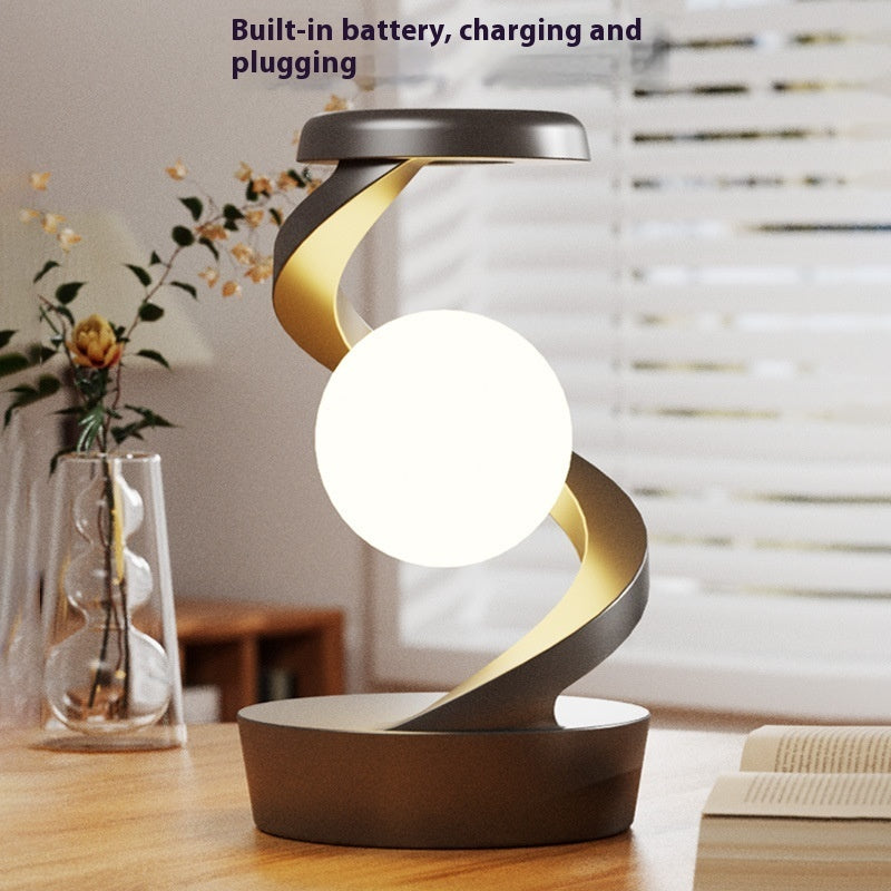 Orbit Moon Dock | Rotating Moon Lamp & 15W Wireless Charger - Nukindz
