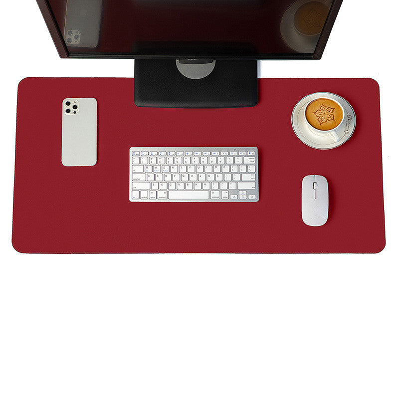 Vegan Leather Desk Foundation | Sensory Workspace Infrastructure - Nukindz