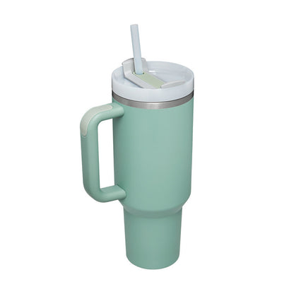 Meridian-40 | 40oz Insulated Tumbler with Handle & Straw - Nukindz
