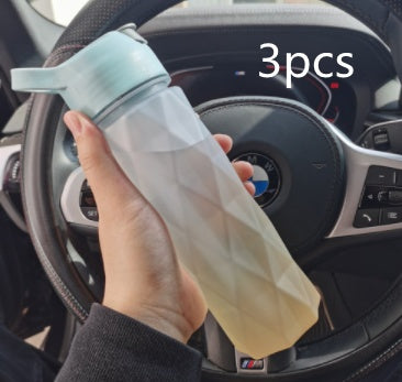 Spray Water Bottle For Girls Outdoor Sport Fitness Water Cup Large Capacity Spray Bottle Drinkware Travel Bottles Kitchen Gadgets - Nukindz