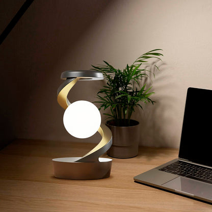 Orbit Moon Dock | Rotating Moon Lamp & 15W Wireless Charger - Nukindz