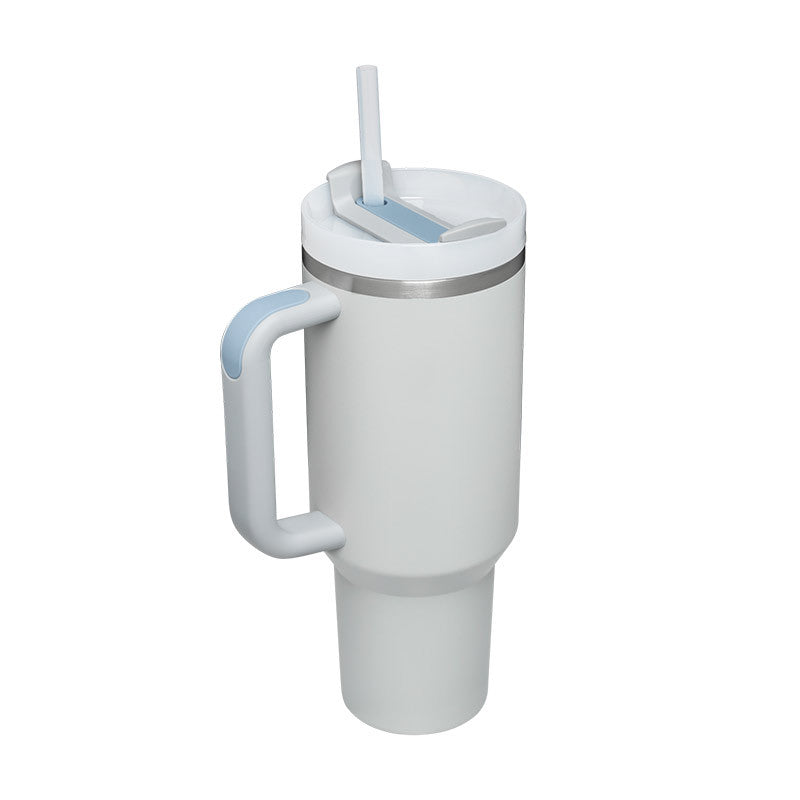 Meridian-40 | 40oz Insulated Tumbler with Handle & Straw - Nukindz