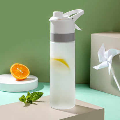 Spray Water Bottle For Girls Outdoor Sport Fitness Water Cup Large Capacity Spray Bottle Drinkware Travel Bottles Kitchen Gadgets - Nukindz