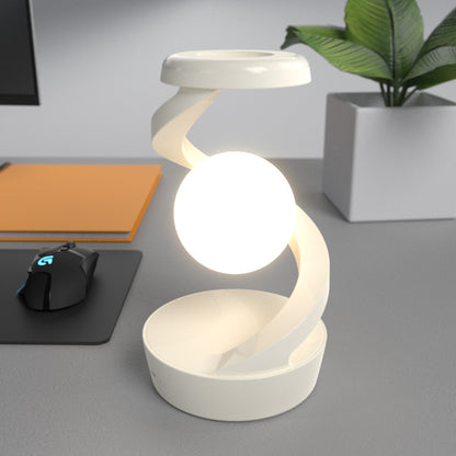 Orbit Moon Dock | Rotating Moon Lamp & 15W Wireless Charger - Nukindz