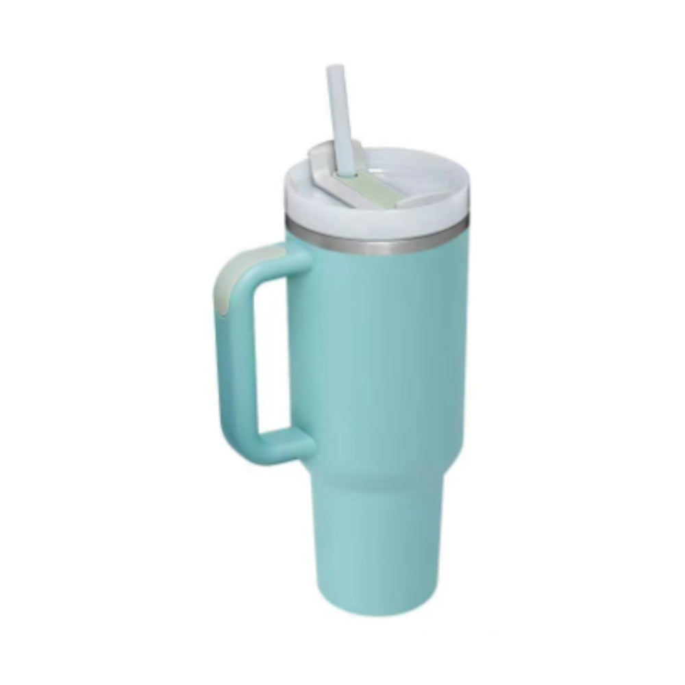 Meridian-40 | 40oz Insulated Tumbler with Handle & Straw - Nukindz