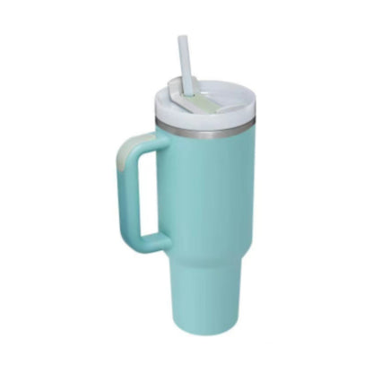 Meridian-40 | 40oz Insulated Tumbler with Handle & Straw - Nukindz