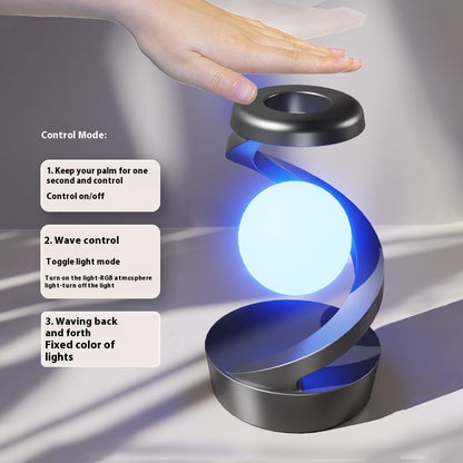 Orbit Moon Dock | Rotating Moon Lamp & 15W Wireless Charger - Nukindz