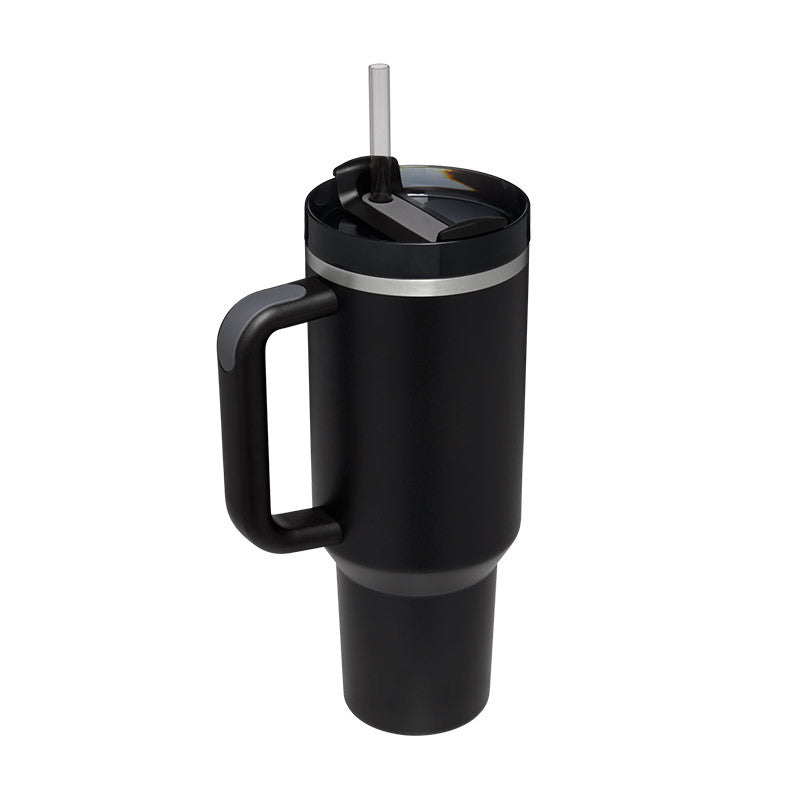 Meridian-40 | 40oz Insulated Tumbler with Handle & Straw - Nukindz