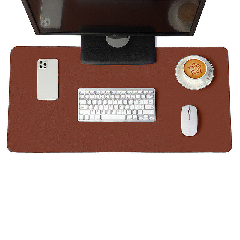 Vegan Leather Desk Foundation | Sensory Workspace Infrastructure - Nukindz