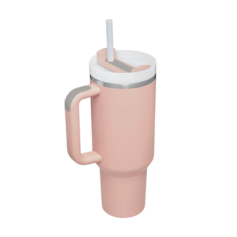 Meridian-40 | 40oz Insulated Tumbler with Handle & Straw - Nukindz